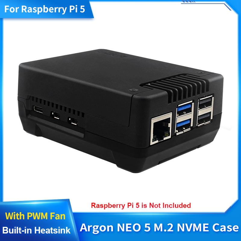 Turing Pi 2 - Boîtier PCIE Argon NEO 5 M.2