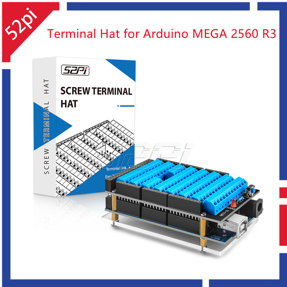 Deskpi Super6C - Chapeau de Terminal 52Pi pour Arduino