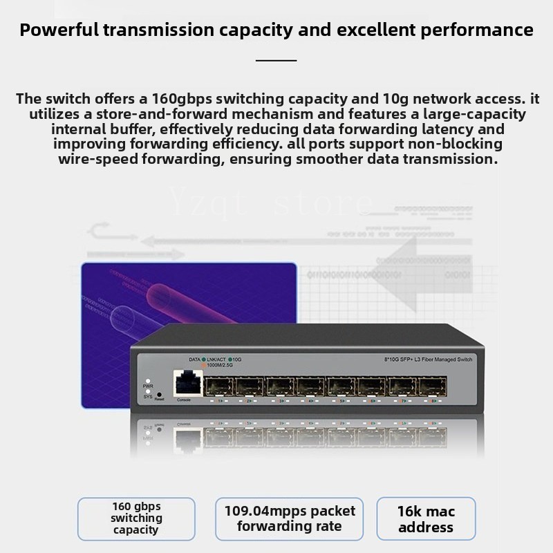 Commutateur Ethernet 10 Gigabi - Sfp+ 10G Managed Switch 8 Port avis et prix