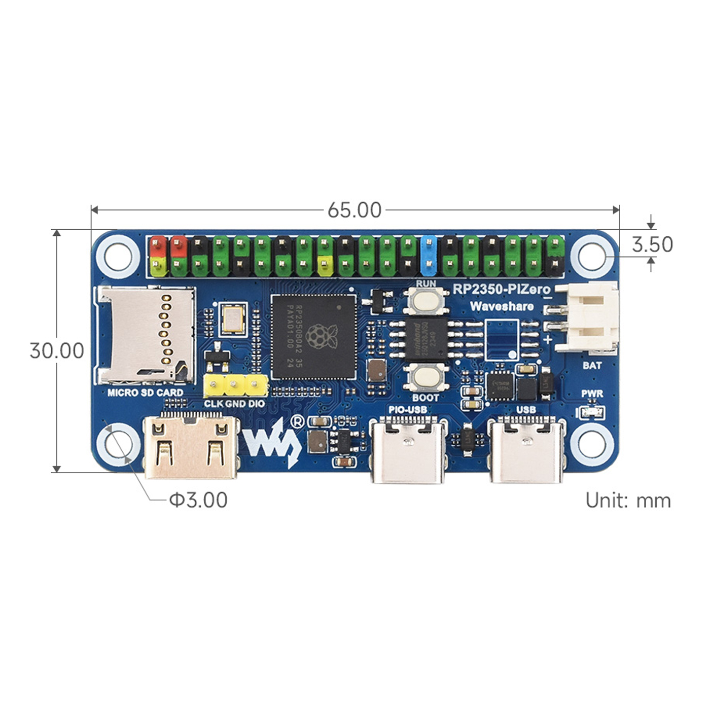 Waveshare RP2350-PiZero Base d - Turing Pi 2 avis et prix