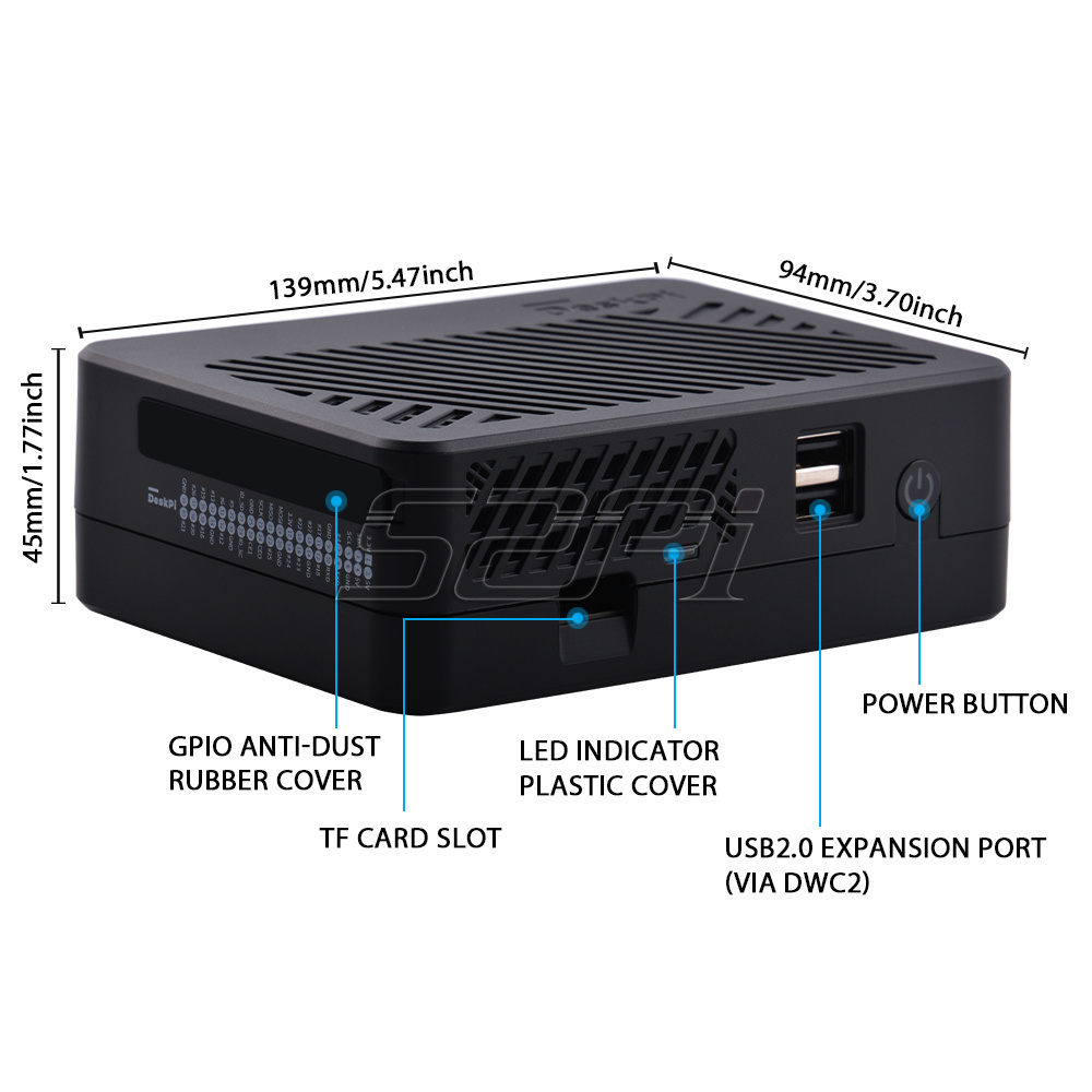 Boîtier 52Pi DeskPi Lite NAS a - Deskpi Super6C avis et prix